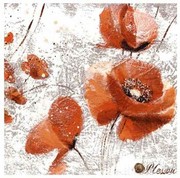 3 coquelicots - Art Print by Pascal Cessou | Movie Poster Prints from Posterazzi