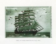 "1905, A three master in full sail" - Art Print | Movie Poster Prints from Posterazzi