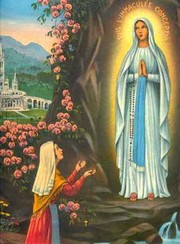 Lady of Lourdes - Art Print by Corbis Archive | Movie Poster Prints from Posterazzi