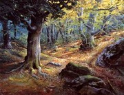A Path In The Wood - Art Print by Adriano Galasso | Movie Poster Prints from Posterazzi