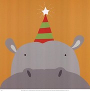 Peek-A-Boo Hippo - Art Print by Yuko Lau | Movie Poster Prints from Posterazzi
