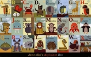 Alphabet Zoo - Art Print by Jenn Ski | Movie Poster Prints from Posterazzi
