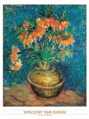"Crown Imperial Fritillaries in a Copper Vase, c.1886" - Art Print by Vincent Van Gogh | Movie Poster Prints from Posterazzi