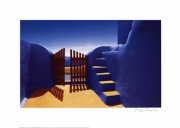 Gate with Yellow Steps - Art Print by Yiorgos Depollas | Movie Poster Prints from Posterazzi