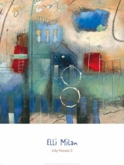 City Houses II - Art Print by Elli Milan | Movie Poster Prints from Posterazzi