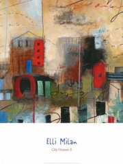 City Houses III - Art Print by Elli Milan | Movie Poster Prints from Posterazzi