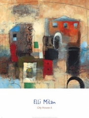 City Houses IV - Art Print by Elli Milan | Movie Poster Prints from Posterazzi