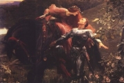 Belle Dame Sans Merci - Art Print by Frank Dicksee | Movie Poster Prints from Posterazzi