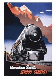 Canadian Pacific Train 1930 - Art Print | Movie Poster Prints from Posterazzi