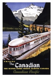 Canadian Pacific Train 1955 - Art Print | Movie Poster Prints from Posterazzi