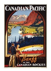 Banff in the Canadian Rockies - Art Print | Movie Poster Prints from Posterazzi
