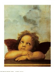 "The Cherubim Putti Angels of The Sistine Madonna, c.1514" - Art Print by  Raphael | Movie Poster Prints from Posterazzi