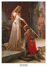Accolade - Art Print by Edmund Blair Leighton | Movie Poster Prints from Posterazzi