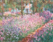 "The Artist's Garden at Giverny, c.1900" - Art Print by Claude Monet | Movie Poster Prints from Posterazzi