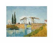 "The Langlois Drawbridge at Arles, c.1888" - Art Print by Vincent Van Gogh | Movie Poster Prints from Posterazzi