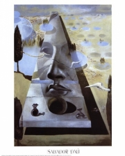 "Apparition of the Face of Aphrodite of Knidos, c.1981" - Art Print by Salvador Dali | Movie Poster Prints from Posterazzi