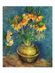 "Crown Imperial Fritillaries in a Copper Vase, c.1886" - Art Print by Vincent Van Gogh | Movie Poster Prints from Posterazzi