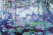 "Water Lilies and Willow Branches, c.1917" - Art Print by Claude Monet | Movie Poster Prints from Posterazzi