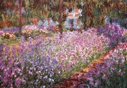 "The Artist's Garden at Giverny, c.1900" - Art Print by Claude Monet | Movie Poster Prints from Posterazzi