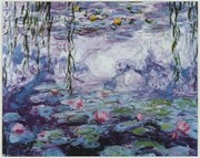 "Water Lilies and Willow Branches, c.1917" - Art Print by Claude Monet | Movie Poster Prints from Posterazzi