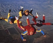 Sky Diving Free Fall Formation - Art Print | Movie Poster Prints from Posterazzi