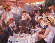 "Luncheon of the Boating Party, c.1881" - Art Print by Pierre-Auguste Renoir | Movie Poster Prints from Posterazzi