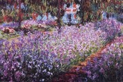 "The Artist's Garden at Giverny, c.1900" - Art Print by Claude Monet | Movie Poster Prints from Posterazzi