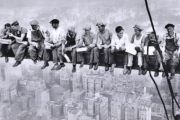 "Lunchtime Atop a Skyscraper, c.1932" - Art Print by Charles C. Ebbets | Movie Poster Prints from Posterazzi