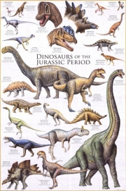 Dinosaurs - Jurassic Period - Art Print by Anonymous Anonymous | Movie Poster Prints from Posterazzi