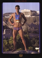 Michael Phelps - Athens Background - Art Print | Movie Poster Prints from Posterazzi