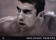 Michael Phelps - Black and White Portrait - Art Print | Movie Poster Prints from Posterazzi