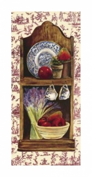 Apples & Toile No 2 - Art Print by Consuelo Gamboa | Movie Poster Prints from Posterazzi
