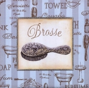 Bleu Beaute Feminine II - mini - Art Print by Charlene Audrey | Movie Poster Prints from Posterazzi