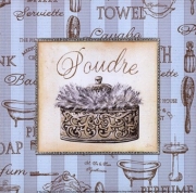 Bleu Beaute Feminine IV - mini - Art Print by Charlene Audrey | Movie Poster Prints from Posterazzi