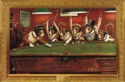 Playing Pool - Art Print by Cassius Marcellus Coolidge | Movie Poster Prints from Posterazzi