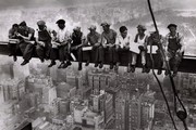 "Lunchtime Atop a Skyscraper, c.1932" - Art Print by Charles C. Ebbets | Movie Poster Prints from Posterazzi