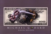 $100 Bill with Dice - Art Print by Michael Godard | Movie Poster Prints from Posterazzi