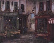 Courtyard Ambiance - Art Print by Ruane Manning | Movie Poster Prints from Posterazzi
