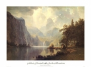 In the Mountains - Art Print by Albert Bierstadt | Movie Poster Prints from Posterazzi