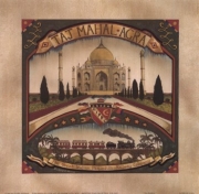 Taj Mahal - Art Print by Richard Henson | Movie Poster Prints from Posterazzi