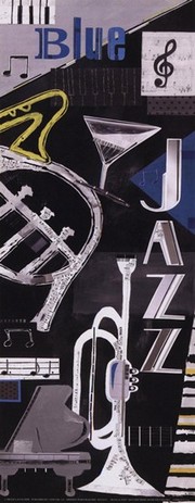 Blues & Jazz - Art Print by Kate and Elizabeth Pope | Movie Poster Prints from Posterazzi