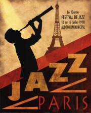 1970 Jazz in Paris - Art Print by Conrad Knutsen | Movie Poster Prints from Posterazzi
