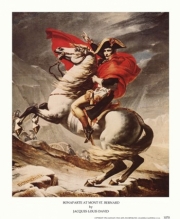 Bonaparte at Mont St. Bernard - Art Print by Jacques-Louis David | Movie Poster Prints from Posterazzi