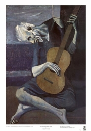 Old Guitarist - Art Print by Pablo Picasso | Movie Poster Prints from Posterazzi