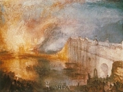 Burning of the Houses of Parliament - Art Print by J.M.W. Turner | Movie Poster Prints from Posterazzi