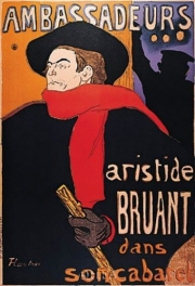 Ambassadeurs - Art Print by Henri de Toulouse-Lautrec | Movie Poster Prints from Posterazzi