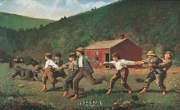 "Snap the Whip, c.1872" - Art Print by Winslow Homer | Movie Poster Prints from Posterazzi