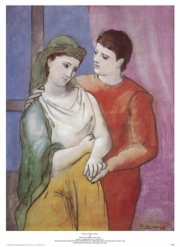 Lovers - Art Print by Pablo Picasso | Movie Poster Prints from Posterazzi