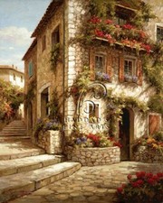 Afternoon Sun on the Steps - Art Print by Steven Harvey | Movie Poster Prints from Posterazzi