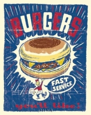 Burgers - Art Print by Joe Giannakopoulos | Movie Poster Prints from Posterazzi